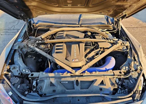 2021 BMW M3 Competition z USA, uszkodzony, nr VIN WBS33AY0XMFK79094